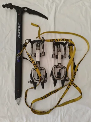 Piolet 54cm e ramponi Grivel