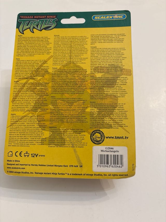 Scalextric Tartarughe Ninja Michelangelo Superslot