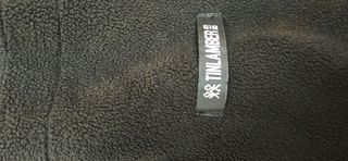 Chaqueta Vintage Estilo Neopreno Negra y Amarilla