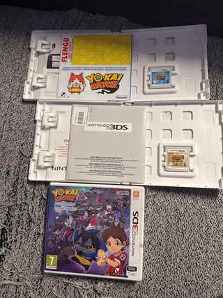 Lote 3 Juegos Nintendo 3DS Yokai Watch
