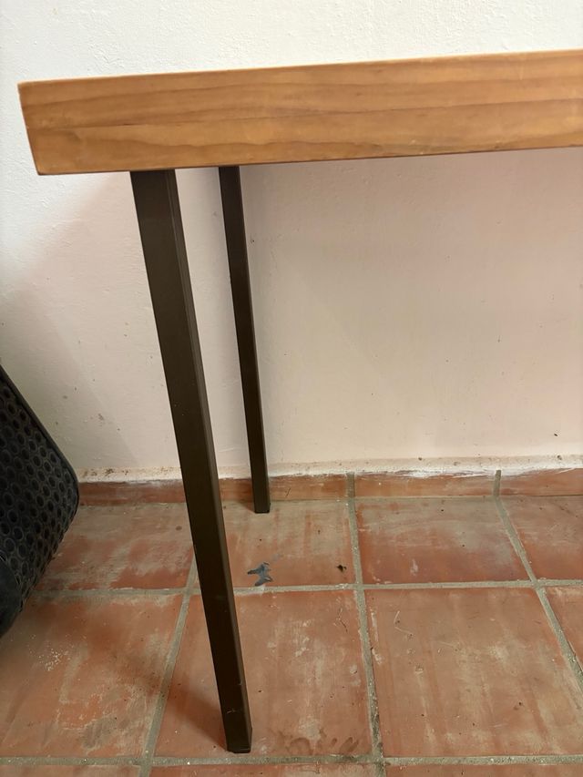 Mesa madera y metal