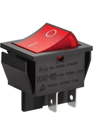 Interruptor Rojo 16A 250VAC