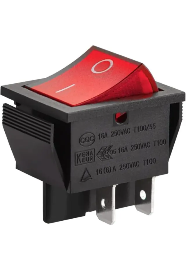 Interruptor Rojo 16A 250VAC