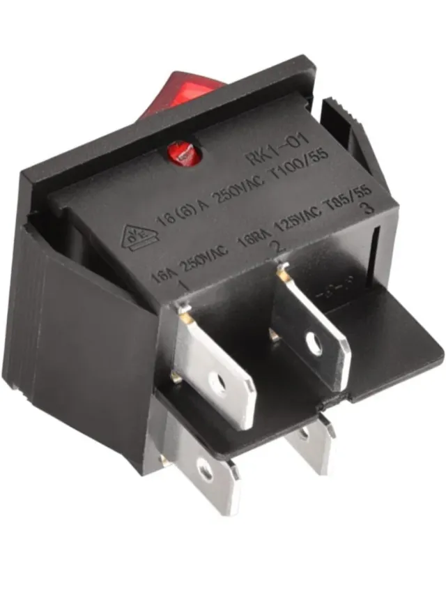 Interruptor Rojo 16A 250VAC