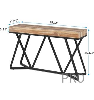 Tavolo consolle in metallo