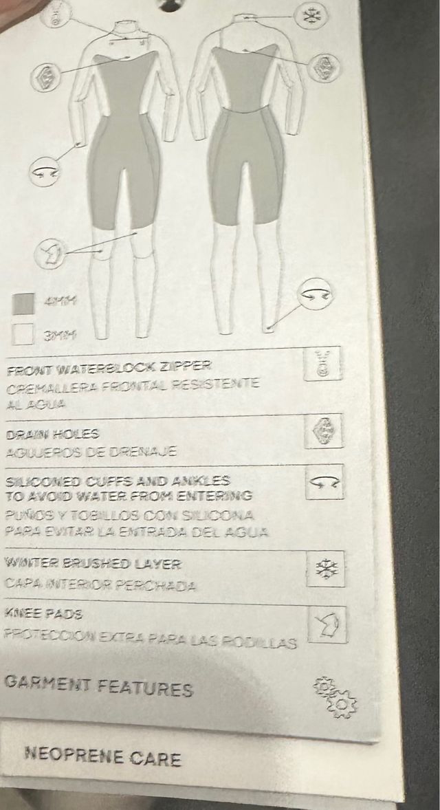 Neopreno Oysho Negro Talla S