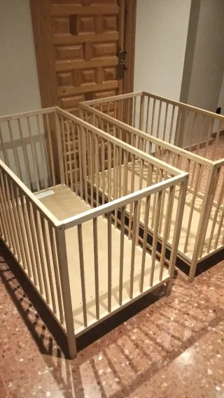 2 Cunas de madera IKEA