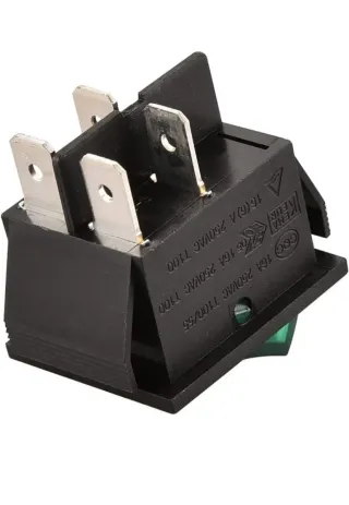 Interruptor verde 2 polos 16A 230v