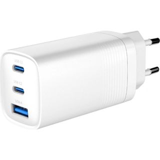 Caricabatterie da parete 3USB 65W QC 3.0 Bianco NUOVO 2 pz