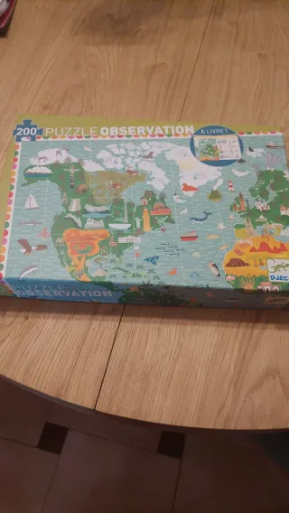 Puzzle 200 piezas Observación + Libro