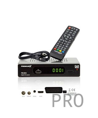 Receptor de cable DVB-C FTA PremiumX