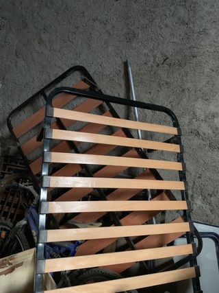 Somier metálico con lamas de madera somier 135