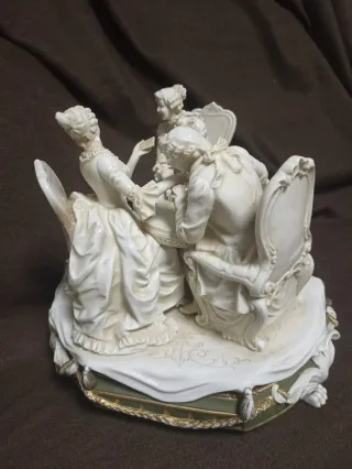 Conjunto Escultórico Porcelana Biscuit