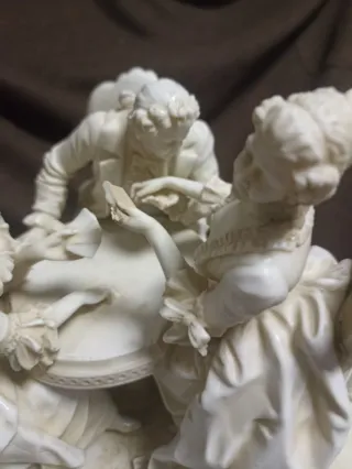 Conjunto Escultórico Porcelana Biscuit