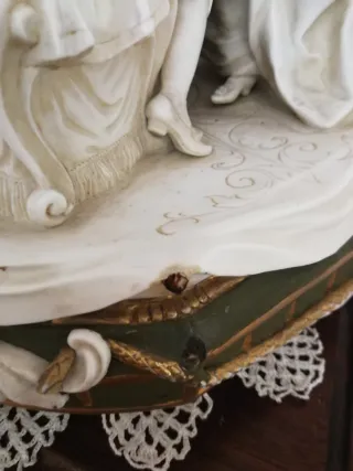 Conjunto Escultórico Porcelana Biscuit