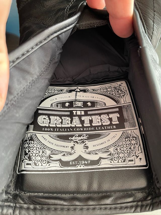 Guantes Boxeo Leone 1947 The Greatest Negros