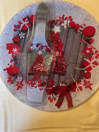 Piatto tondo AR.CA 30cm con spatola