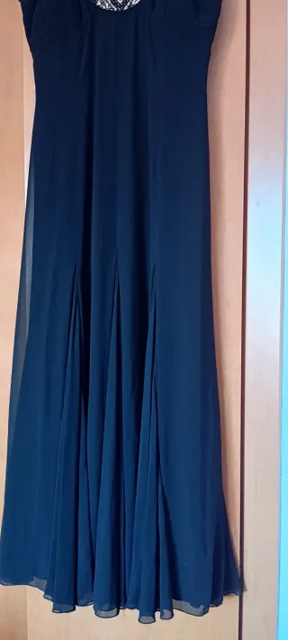 Vestido de noche negro Talla 14 UK / 40 EUR