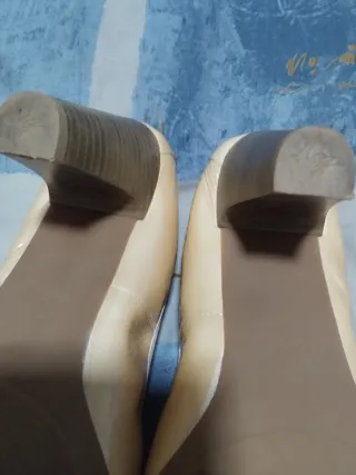 Zapatos Pitillos Talla 38 Beige