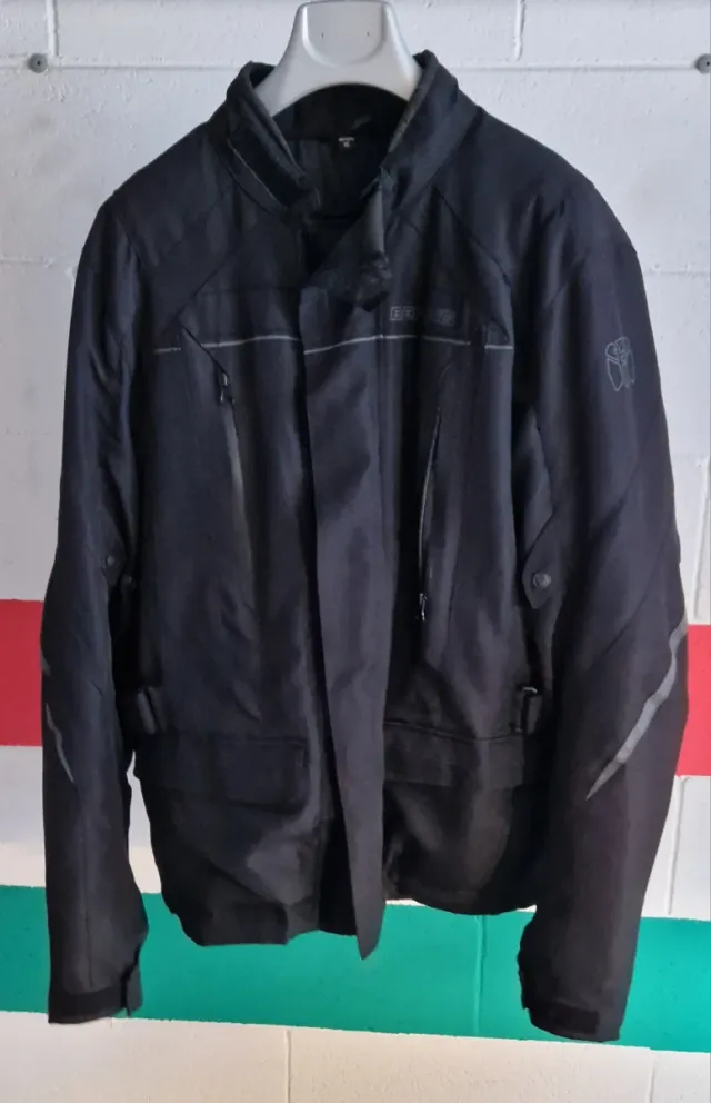 Giacca Moto Invernale Nera