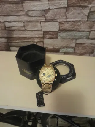 Reloj SKYLINE Dorado Hombre