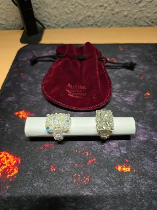 Anillos de bisutería de cristal