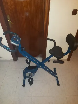 Bicicleta Estática Azul