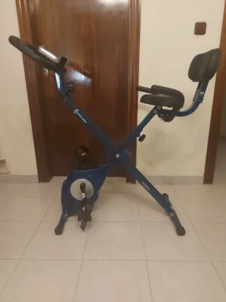 Bicicleta Estática Azul