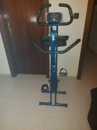 Bicicleta Estática Azul