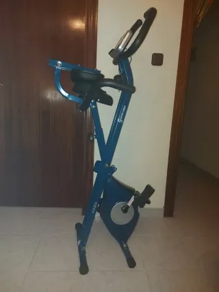 Bicicleta Estática Azul