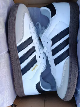 Adidas Samba OG Blancas y Negras