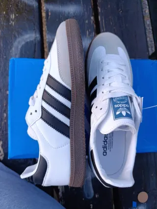 Adidas Samba OG Blancas y Negras
