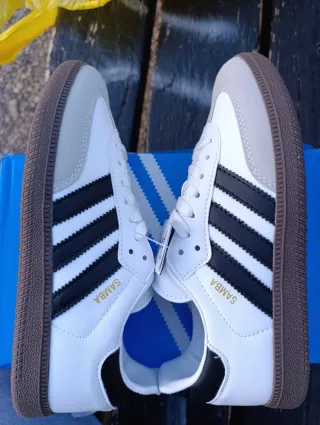 Adidas Samba OG Blancas y Negras