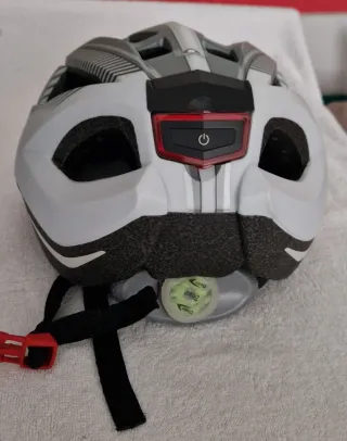 Casco Bici Adulto Bianco e Grigio