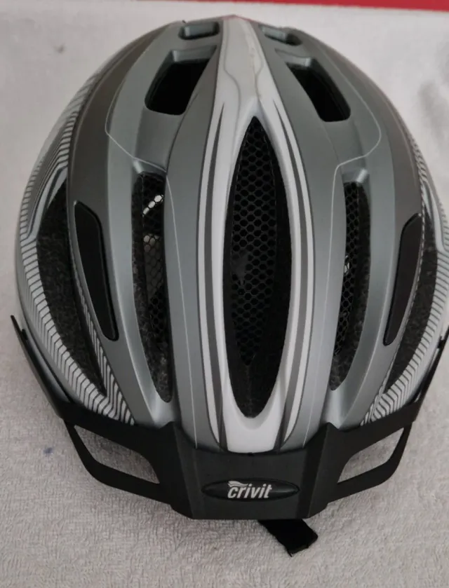 Casco Bici Adulto Bianco e Grigio