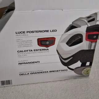 Casco Bici Adulto Bianco e Grigio