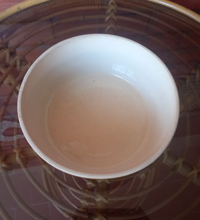 Ensaladera Cerámica Vintage Marrón y Negra