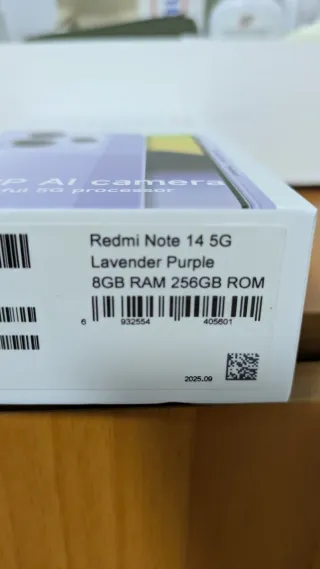 Xiaomi Redmi Note 14 5G 256GB cellado