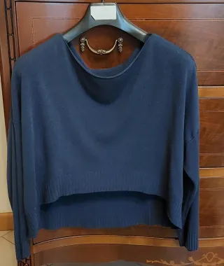 Maglioncino donna blu