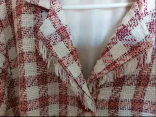 Chaqueta cuadros .Mirar medidas