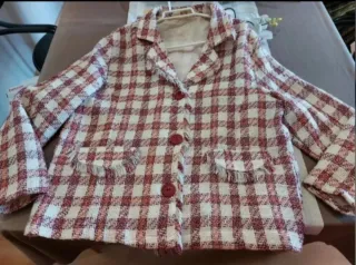 Chaqueta cuadros .Mirar medidas