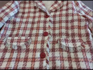 Chaqueta cuadros .Mirar medidas