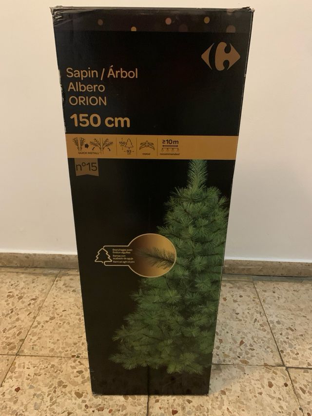Árbol Navidad Carrefour Orion 150cm