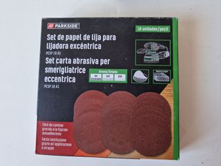 parkside carta abrasiva levigatrice smerigliatrice
