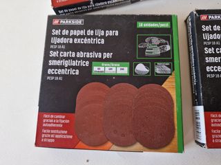 parkside carta abrasiva levigatrice smerigliatrice