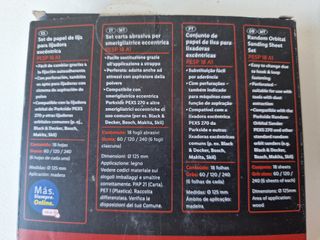 parkside carta abrasiva levigatrice smerigliatrice