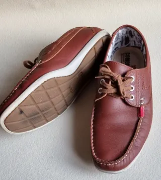 Zapatos Comodo Sport Piel Marrón Talla 43