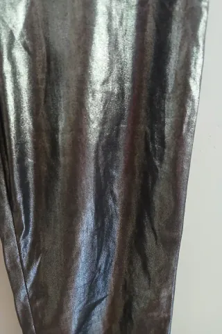 Nuevo Lefties Leggings plateados Talla M