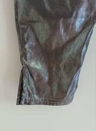 Nuevo Lefties Leggings plateados Talla M