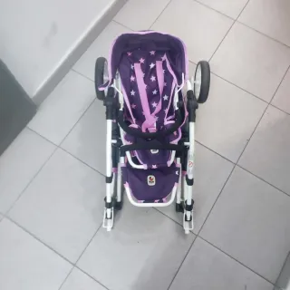 Carrito de muñecas doble morado